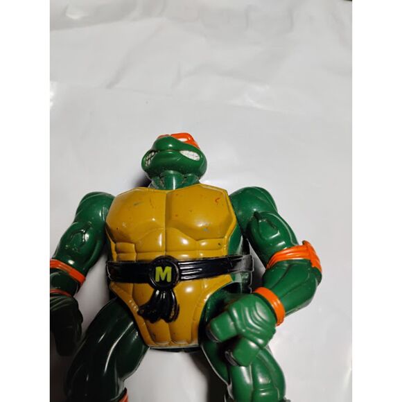 Vintage Teenage Mutant Ninja Turtles TMNT 1996 Coil Force Michelangelo Figure - Picture 4 of 9
